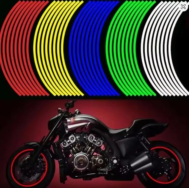 Car Bike Tyre & Body Reflective Stickers
