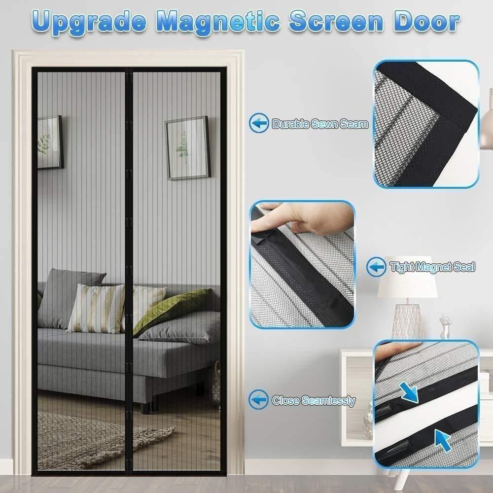 Mesh Screen Net Home Magnetic Foldable Anti Mosquito Door Curtains Success