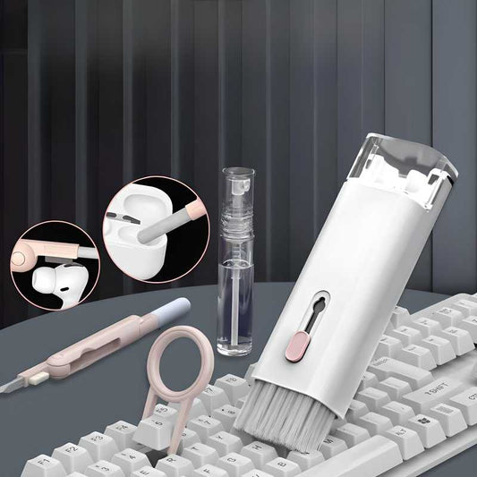 Allnest 7-in-1 Multifunctional Cleaner Kit | Keyboard Cleaner, Cleaning Earbuds, Mobile and Laptop Screen Cleaner Full set For Your Setup Or Gadget