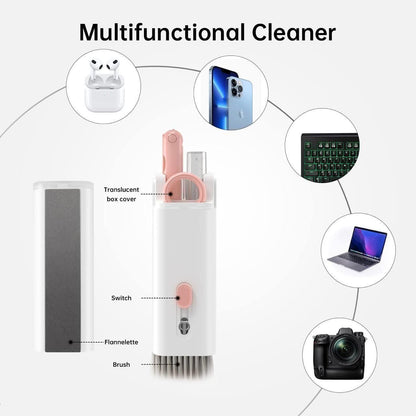 Allnest 7-in-1 Multifunctional Cleaner Kit | Keyboard Cleaner, Cleaning Earbuds, Mobile and Laptop Screen Cleaner Full set For Your Setup Or Gadget