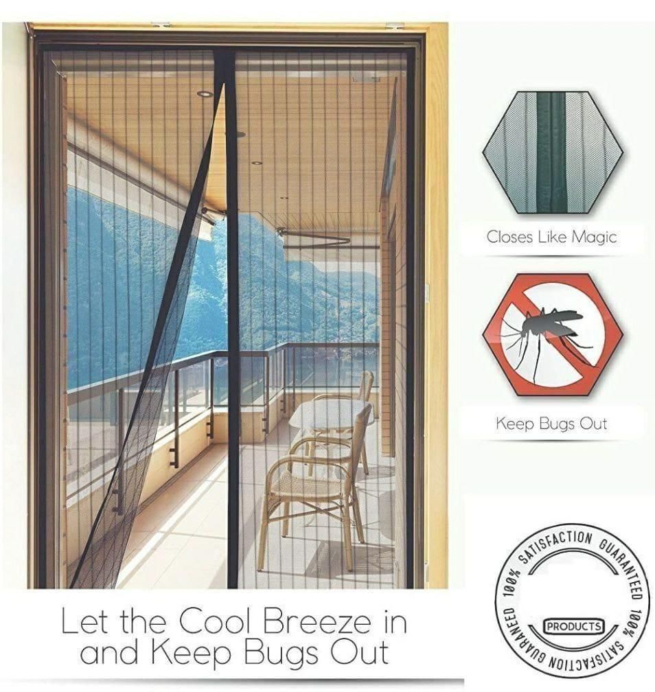 Mesh Screen Net Home Magnetic Foldable Anti Mosquito Door Curtains Success