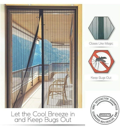Mesh Screen Net Home Magnetic Foldable Anti Mosquito Door Curtains Success