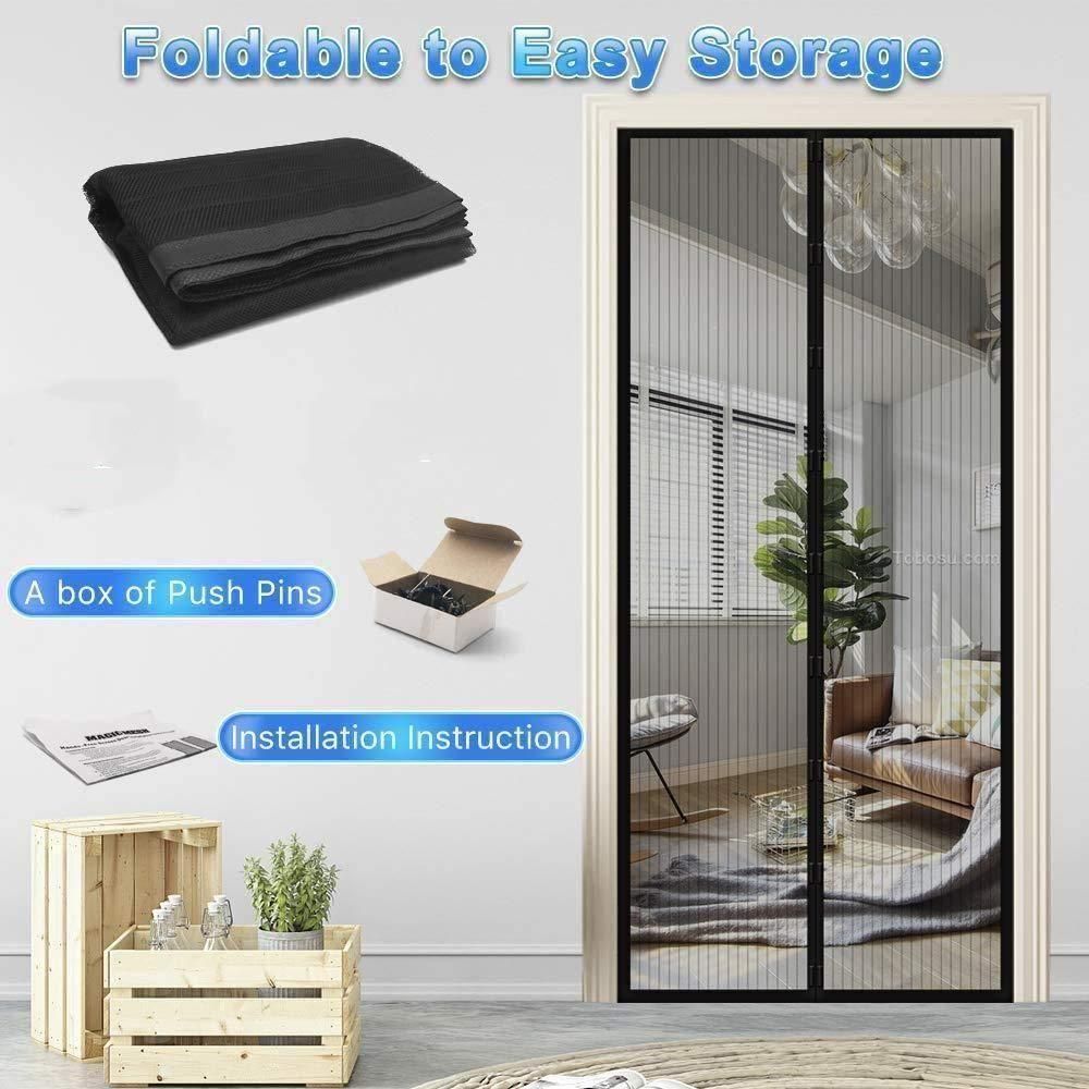 Mesh Screen Net Home Magnetic Foldable Anti Mosquito Door Curtains Success